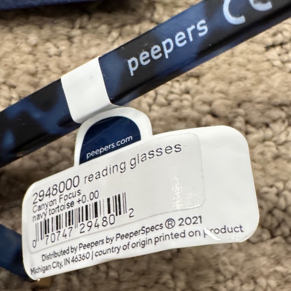 Peepers Blue Canyon Blue Light Filtering No correction Glasses, NWT - Picture 5 of 6